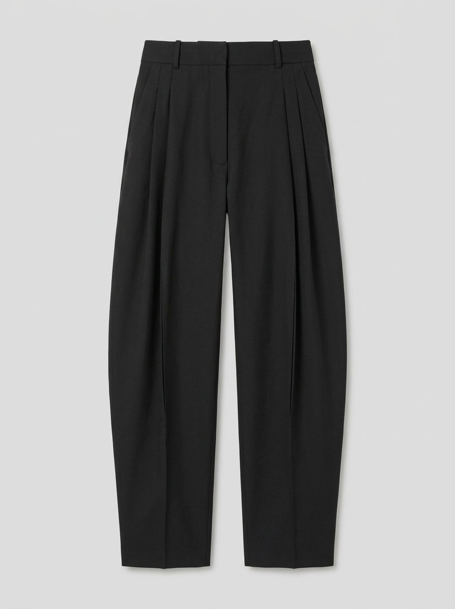 The Unisex Barrel Trouser - Espresso